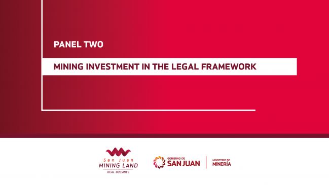 Panel 2: Mining investment in the legal framework